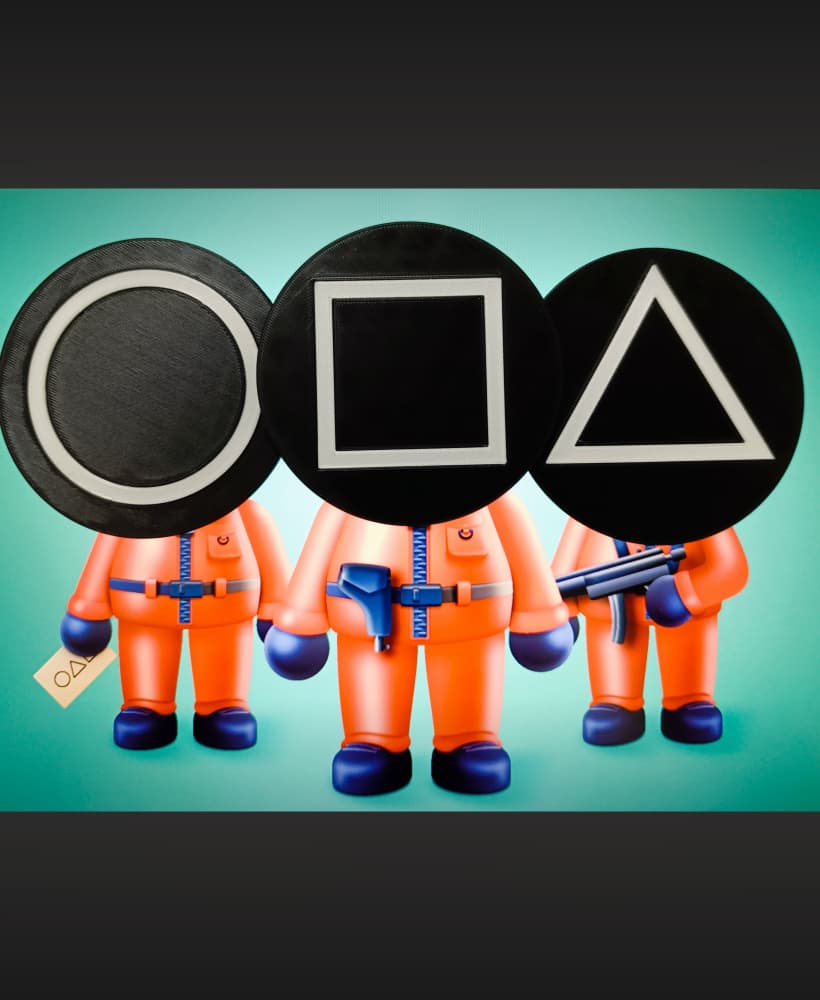 Squid Game Coasters 3d model
