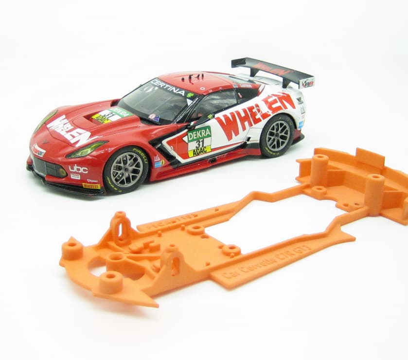PSCA01101 Chassis Carrera Corvette C7R GT3 - Slot.it pod 3d model