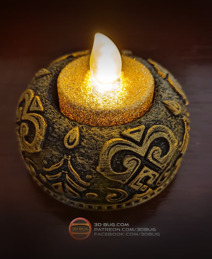 Tealight Holder 003 3d model