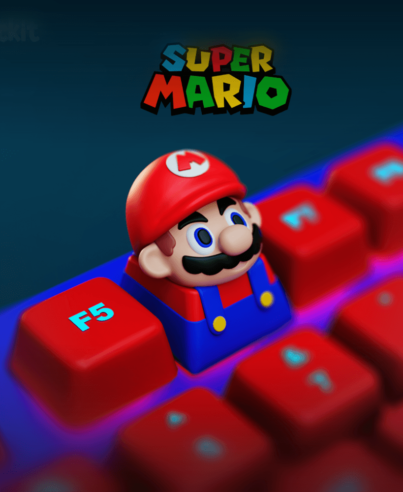 Mario Keycap – 3D Printable Mechanical Keyboard Keycap 3d model