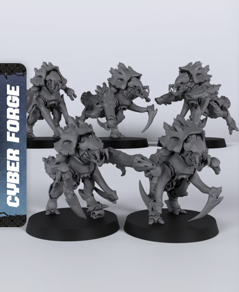Teralisks - With Free Cyberpunk - Sci-Fi Gift Ideas for RPG and Wargamers 3d model