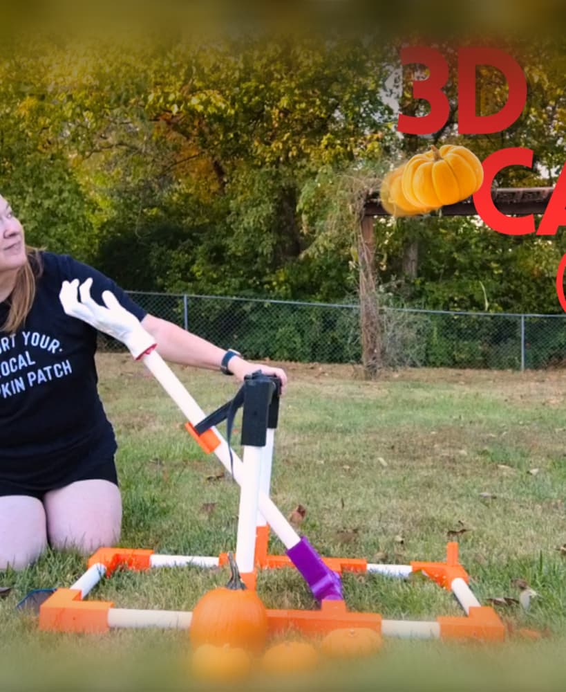 Backyard Catapult with PVC pipes 3d model