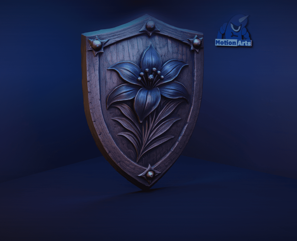 Escudo Flores.stl 3d model