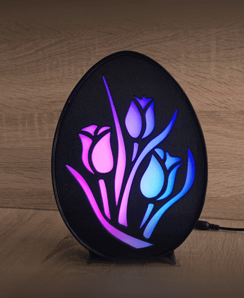 EGG LED LAMP 3d model