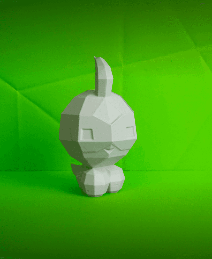 Castform Low Poly Pokemon 3d model