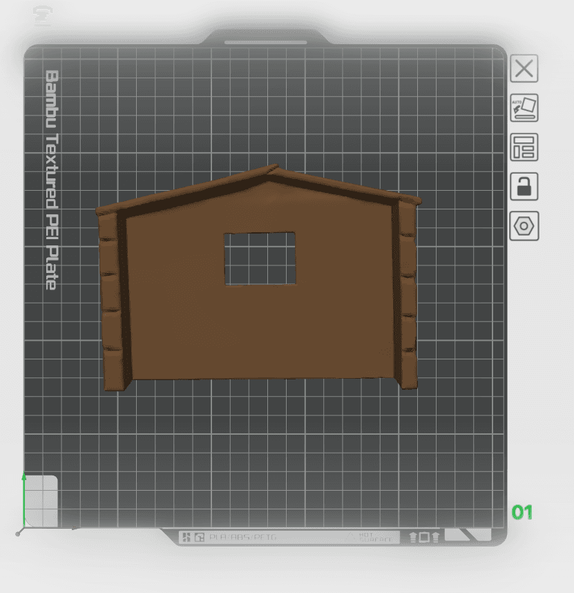 Stable for Nativity 3d model