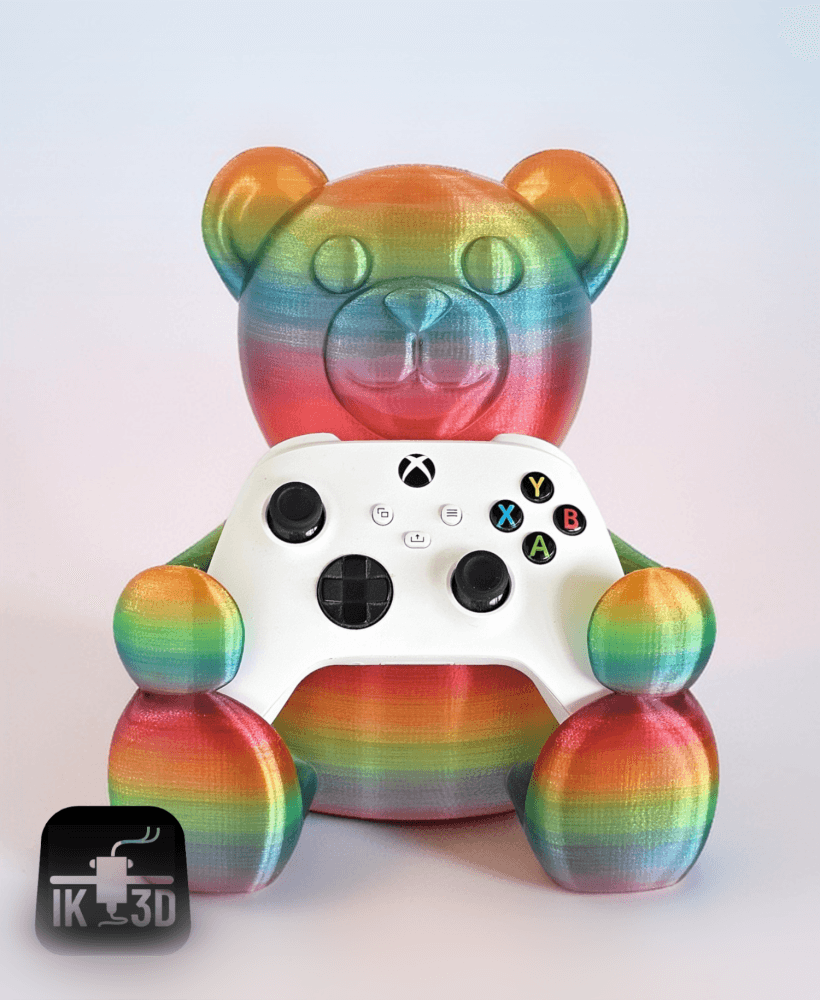 Gummy Bear Controller & Headset Holder / No Supports 3d model