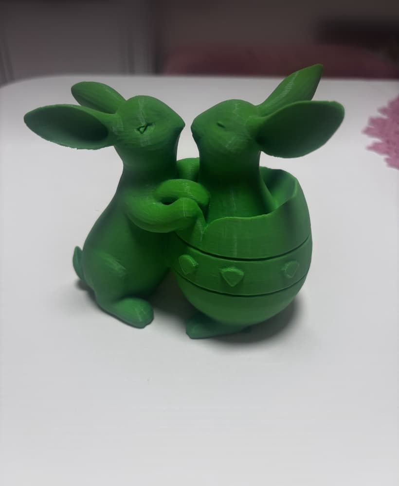 Easter bunny decoration 3d model