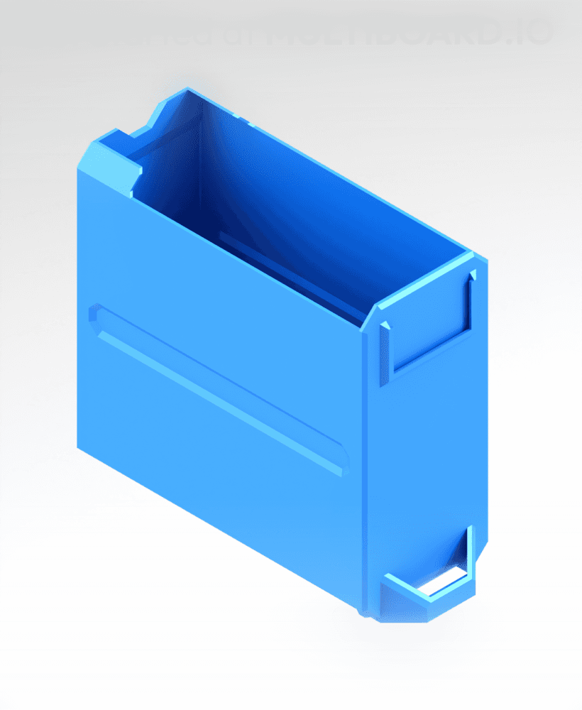 1x2x2 LU - Labelled - MultiBin Simple Drawer 3d model