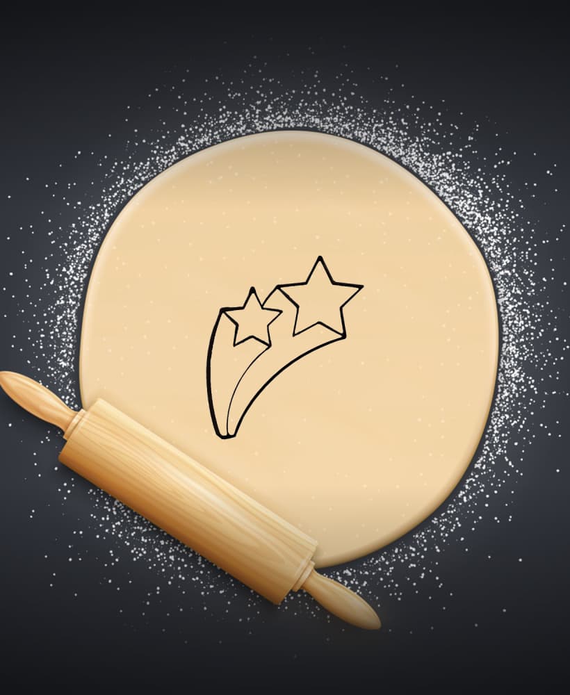Star Cookie Cutter, Biscuit Cutter 3d model