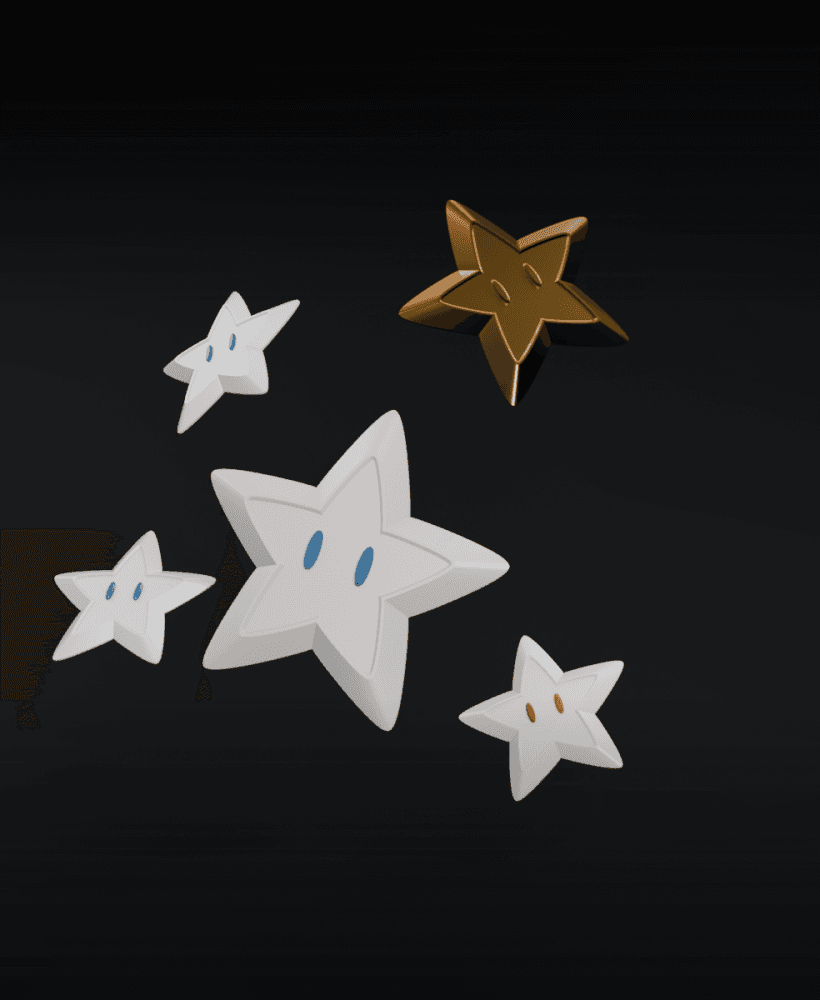 Yet another decorative star (25 mm) 3d model