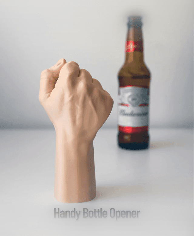 Handy Bottle Opener 3d model