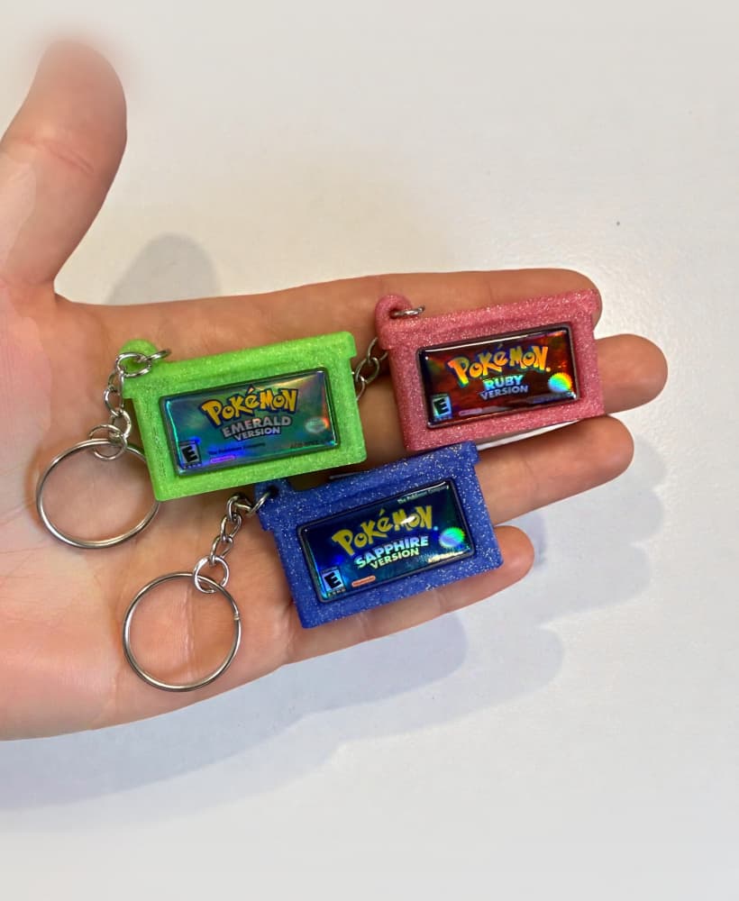 CHARMBOY GBA Keychain 3d model