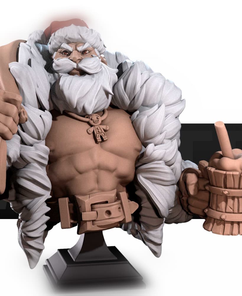 Bust Klaus 3d model