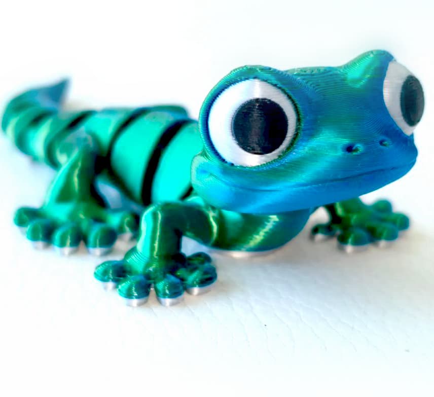 Cutest articulated Gecko ever 3d model