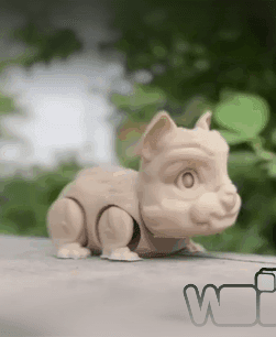 HAMSTER ARTICULATED keychain 3d model