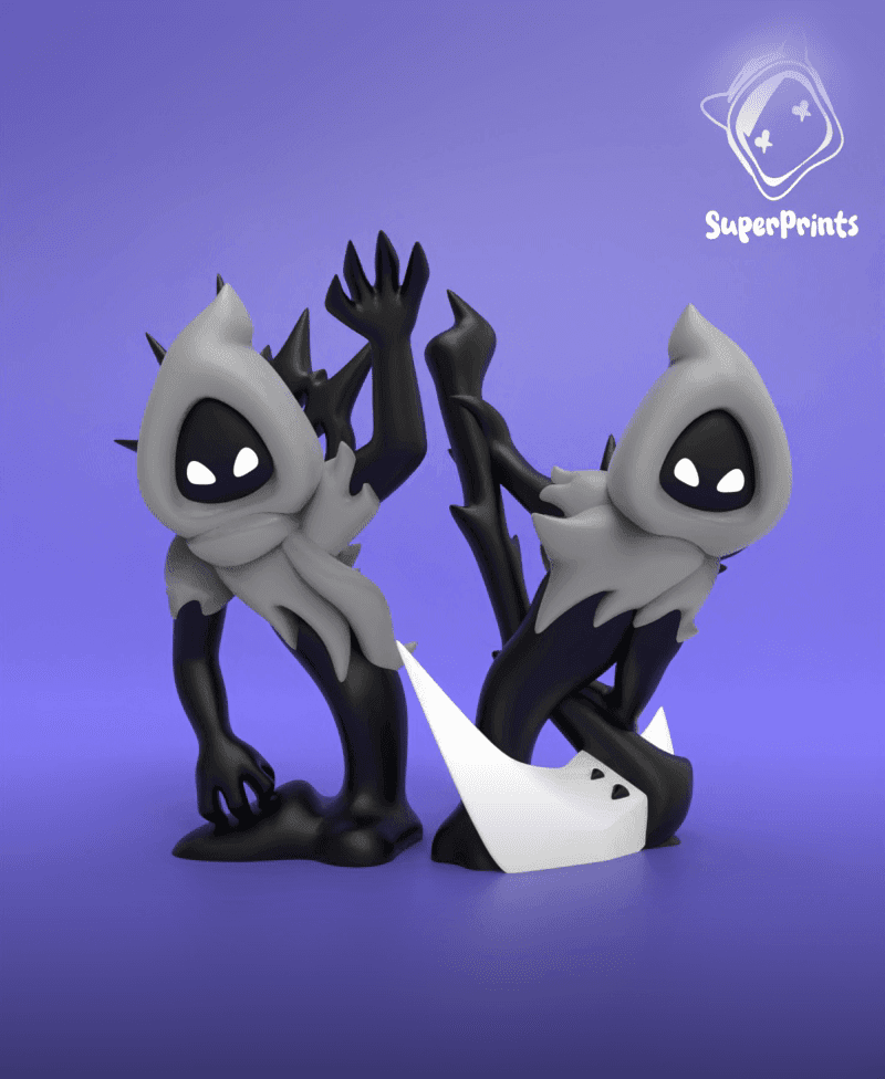 Wraiths - Easy Multicolor FDM RPG Minis (No supports) 3d model