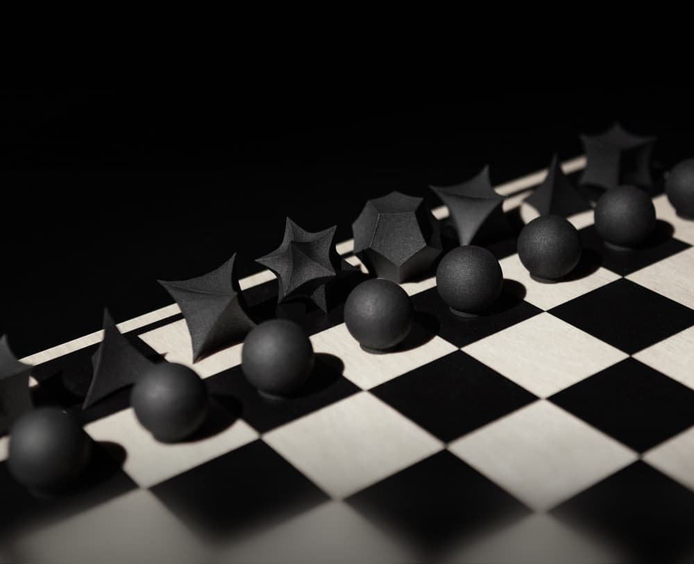Hyperbolic Chess Set 3d model