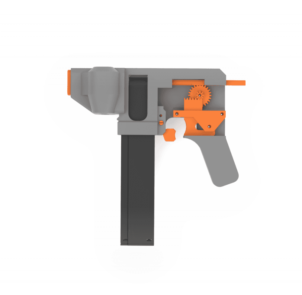 Mini Nerf Blaster v2 3d model