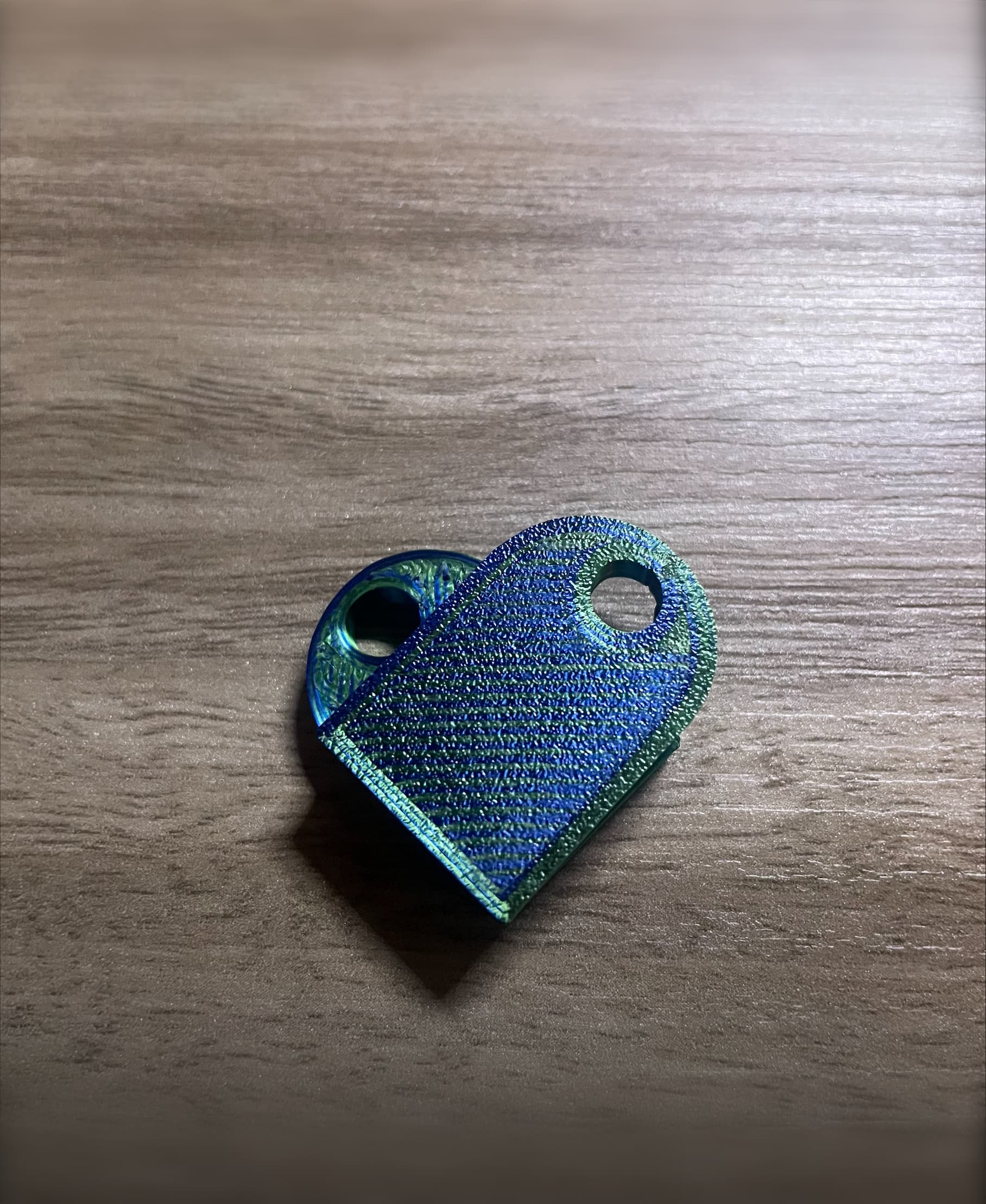 heart key chain 3d model