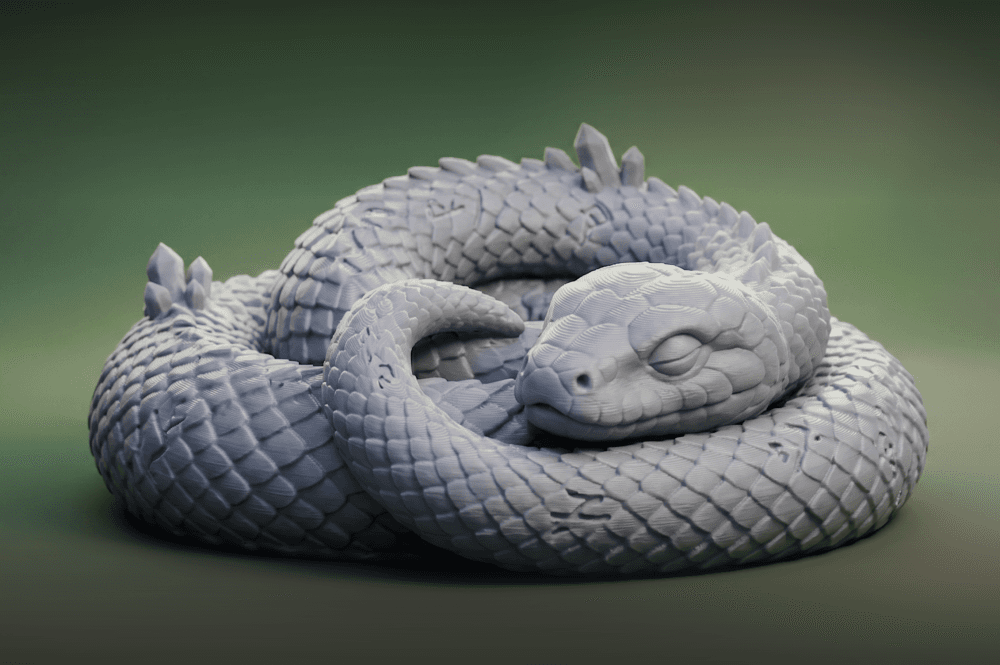 The Dungeon Slumbering Snake Series: #4 3d model