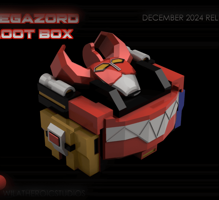 Megazord Loot Boxes 3d model