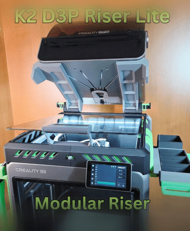 D3P K2 LITE RISER 3d model