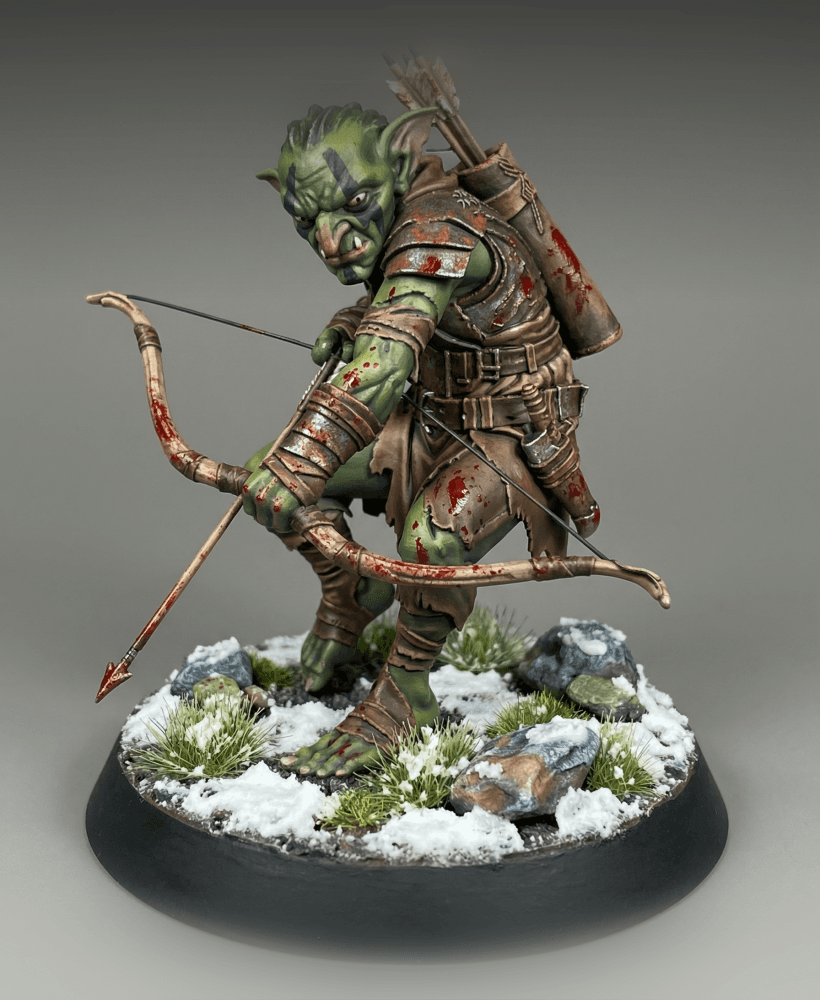 Goblin Archer β Fantasy Miniature STL 32mm TTRPG 3d model