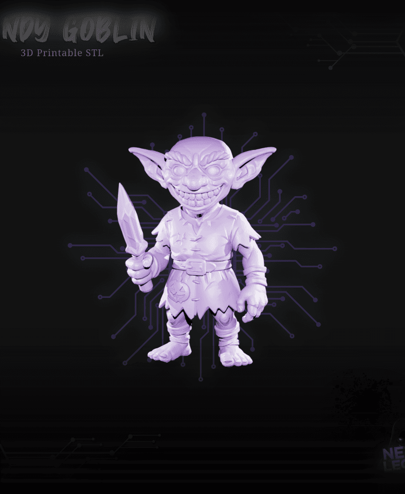 Candy Goblin - Dungeons and Dragons Halloween 3D Model 3d model