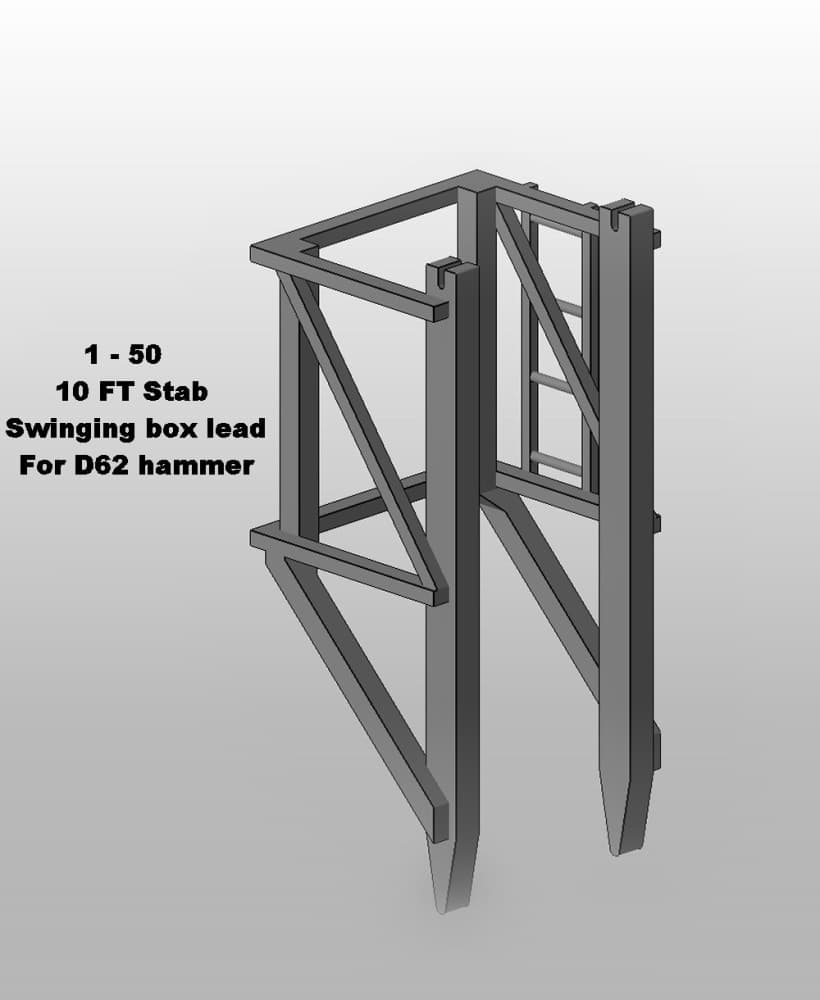 1 - 50 - 10 FT Stab Swinging box lead.stl 3d model