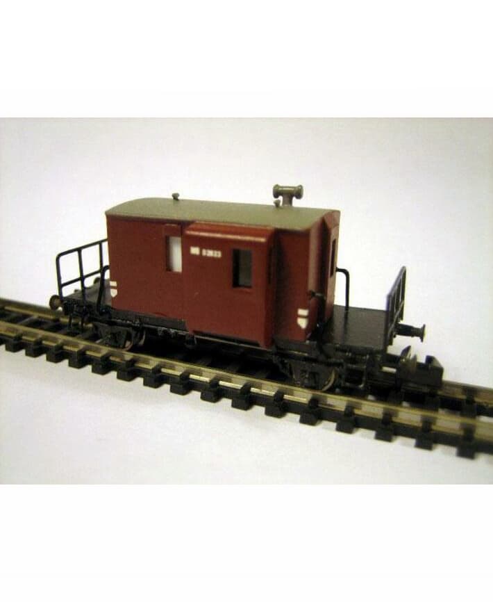 N scale NS DG conducteurwagen incl dakopbouw en -onderbouw 3d model