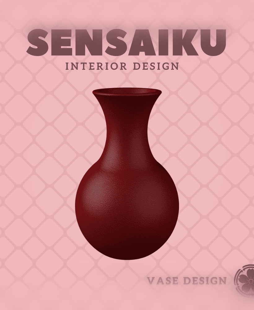 168. Cylinder - V126 - Hourglass Vase Custom Vase Design - Ikebana Home Decoration 3d model