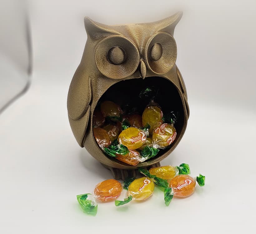 Owl Candy Bowl 3d model