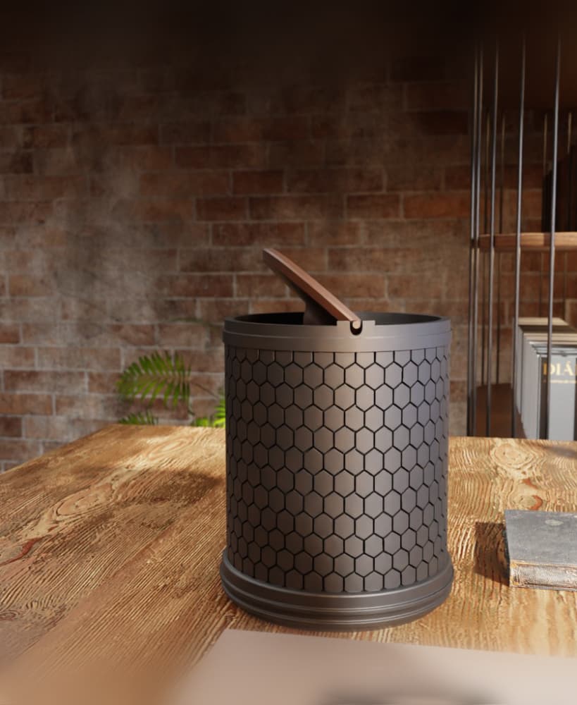 Mini trash Bin 3d model