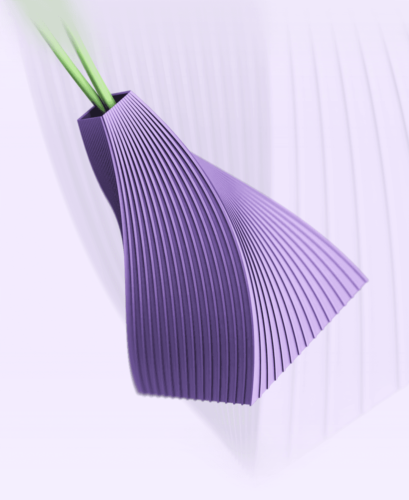 H33WORKS Twister Vase 3d model