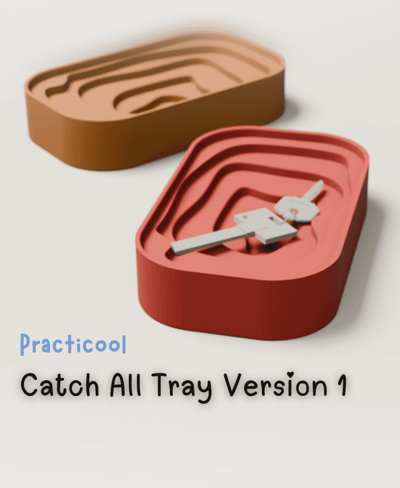 Topological Catch All Tray 3d model