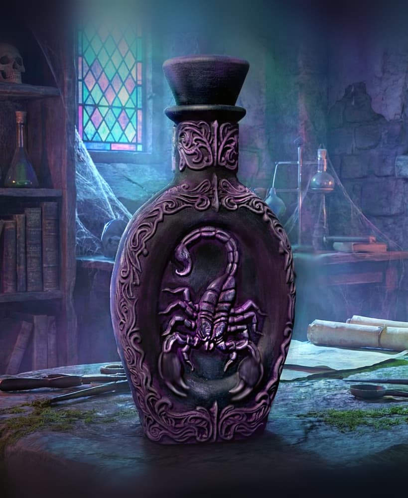 Scorpion Potion Bottle 3d model