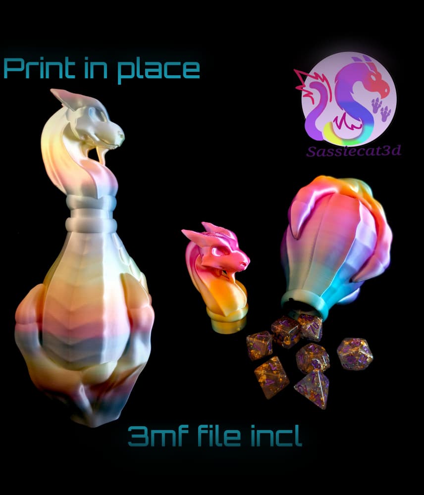 Dragon Flask *Personal Use* 3d model