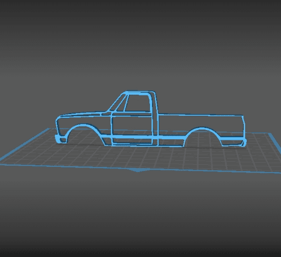 Chevrolet - C10 Wall art 3d model