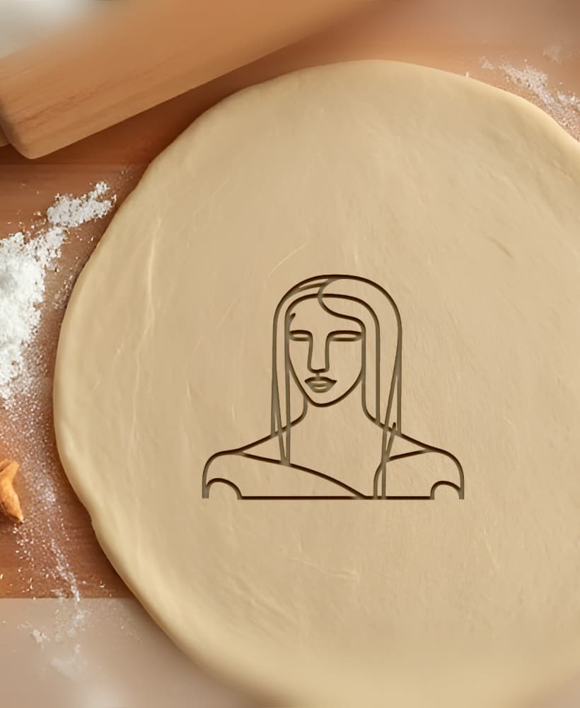 Mona Lisa Cookie Cutter, Biscuit Cutter 3d model