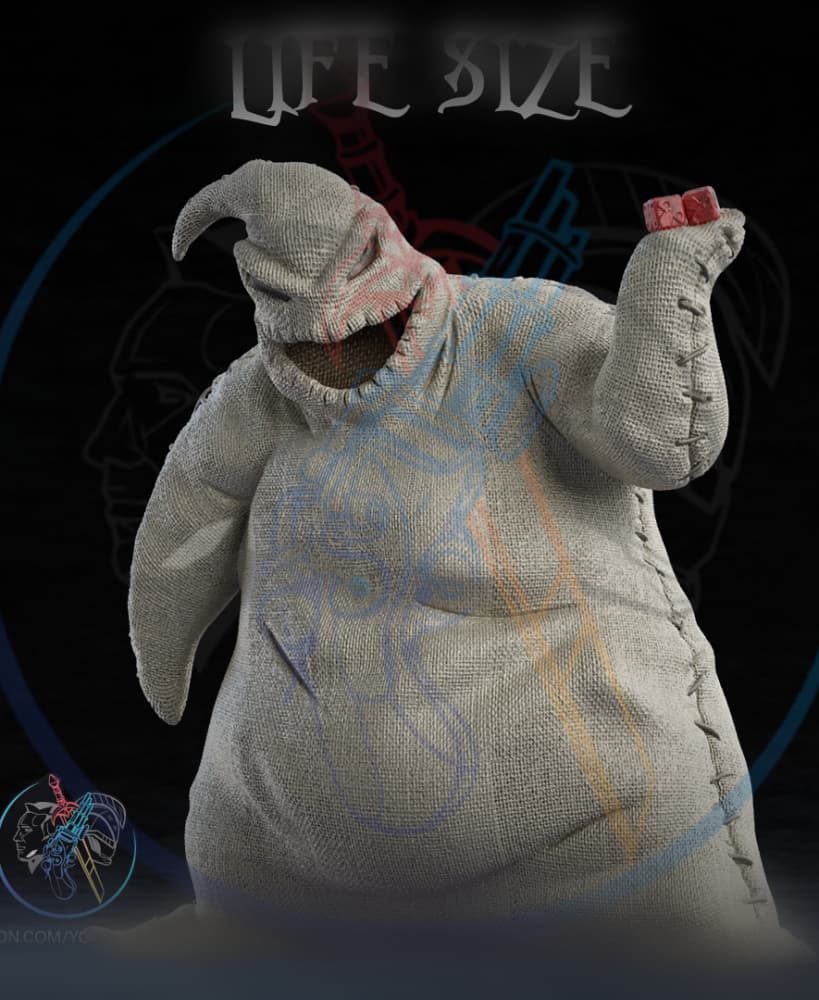 Life Size Scary Bug Sack 3D Printer STL File 3d model