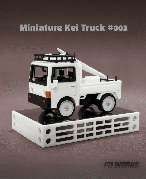 Miniature Kei Truck Assembly Kit: Surf Edition 3d model