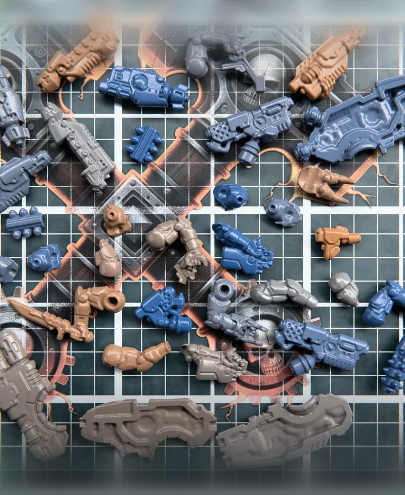 Cybernetic Legion Armory – Advanced Weapon & Armor Upgrade Kit STL 3d model