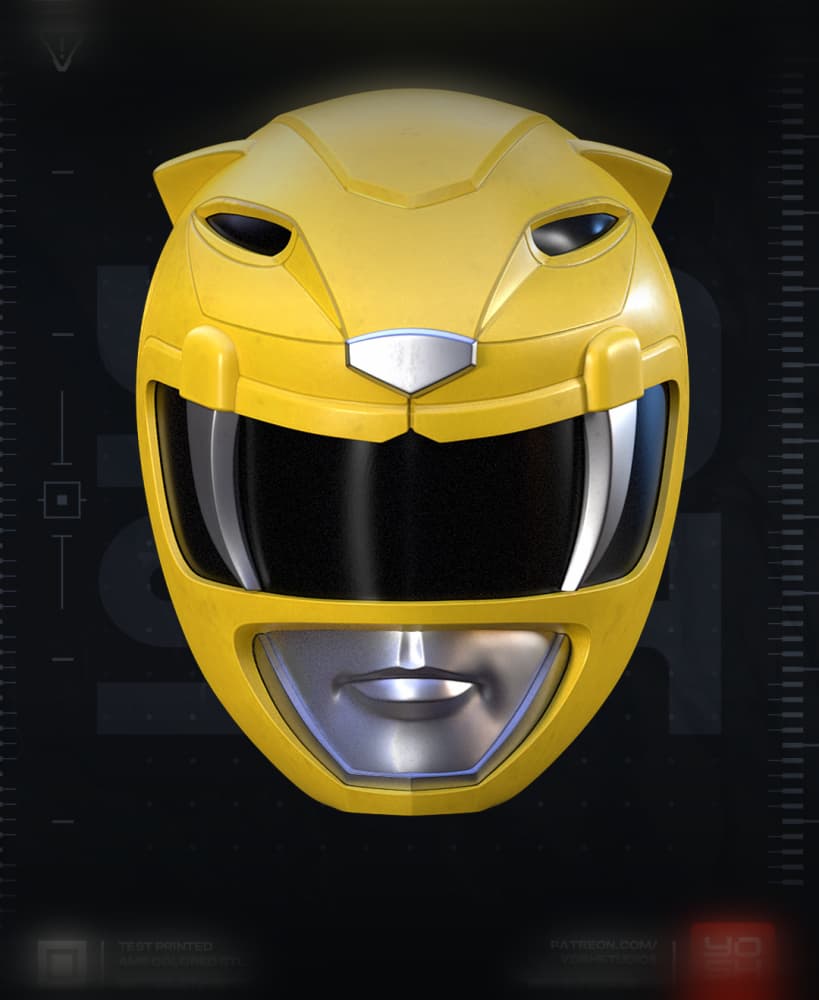 OG Yellow Helmet 3D Printer STL 3d model