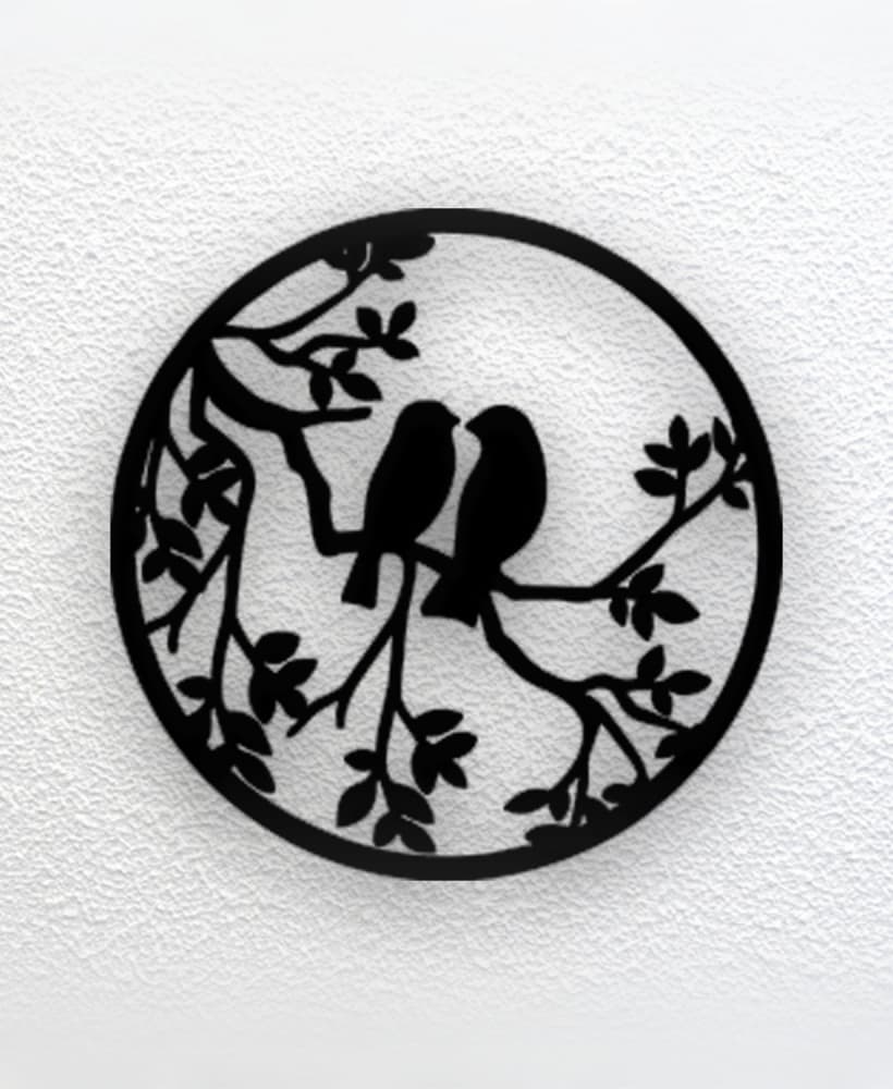 Bird Wall Art 3d model