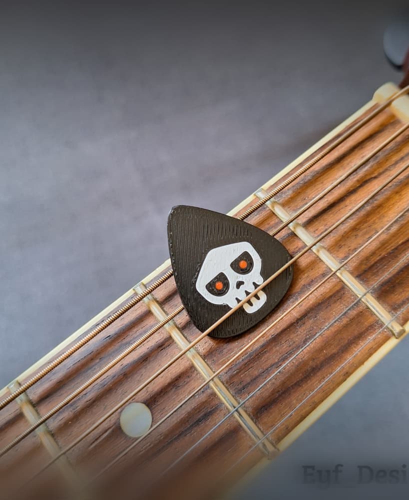Fun Guitar Picks: Grim Reaper 3d model