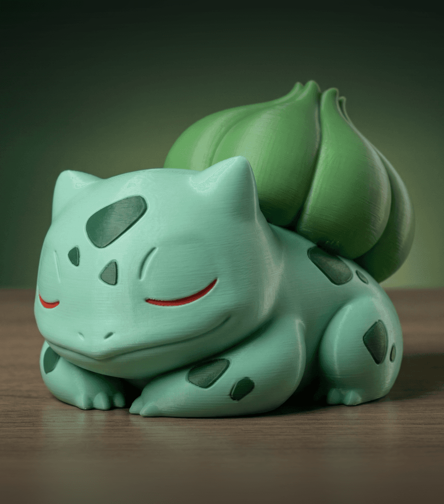 The Bulbasaur Pokemon Sleeping Desk Series: #2 3d model