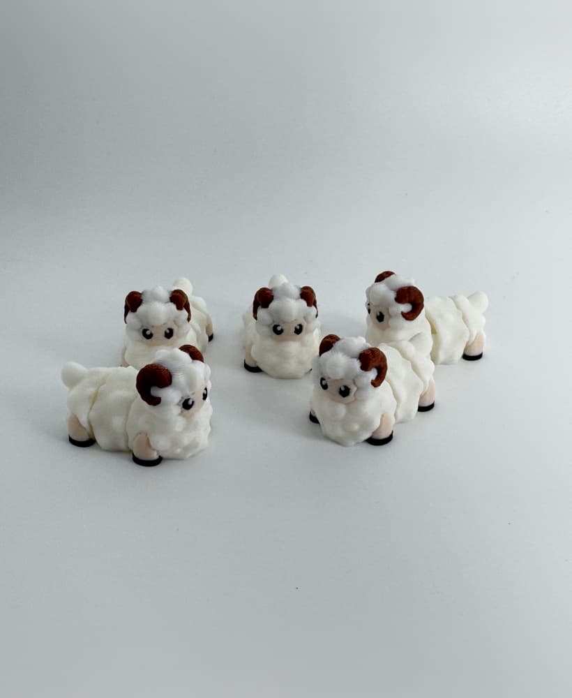 Articulated Sheep (No support, 3MF included) 3d model
