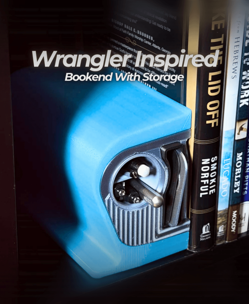 Wrangler Book End 3d model
