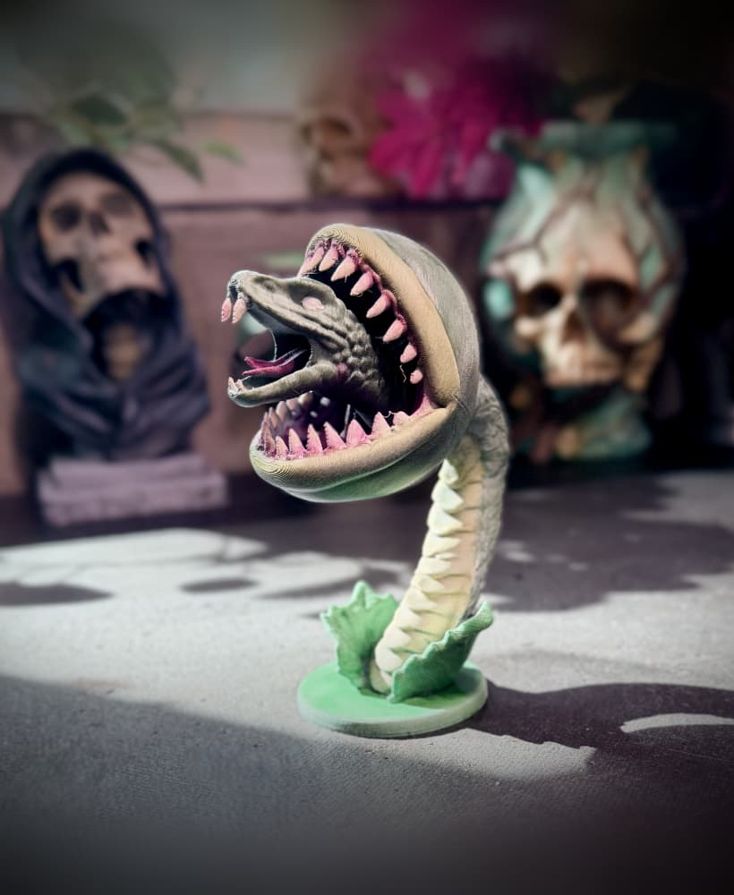 Piranha snake plant 3d model